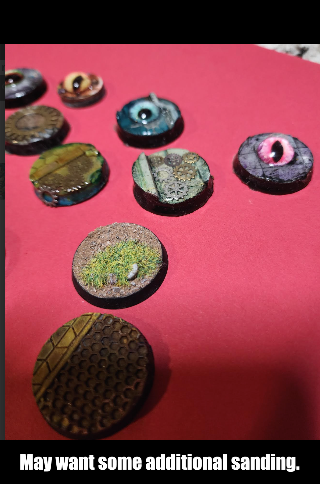 END OF SUMMER SALE: 1 lot of 14 painted & stylized RPG bases