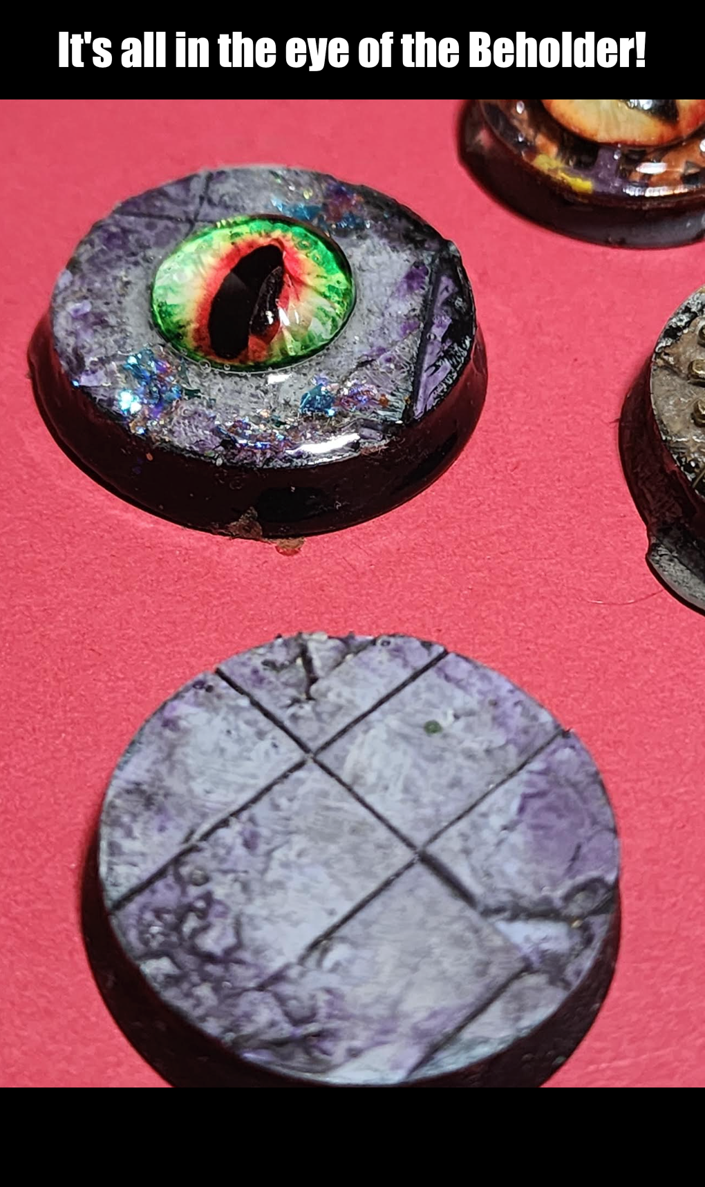 END OF SUMMER SALE: 1 lot of 14 painted & stylized RPG bases