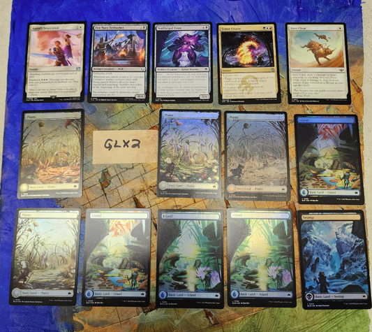 100 Select (as shown) MTG Bulk Cards c/un/R NM/LP Shipped in Box [GLX2]