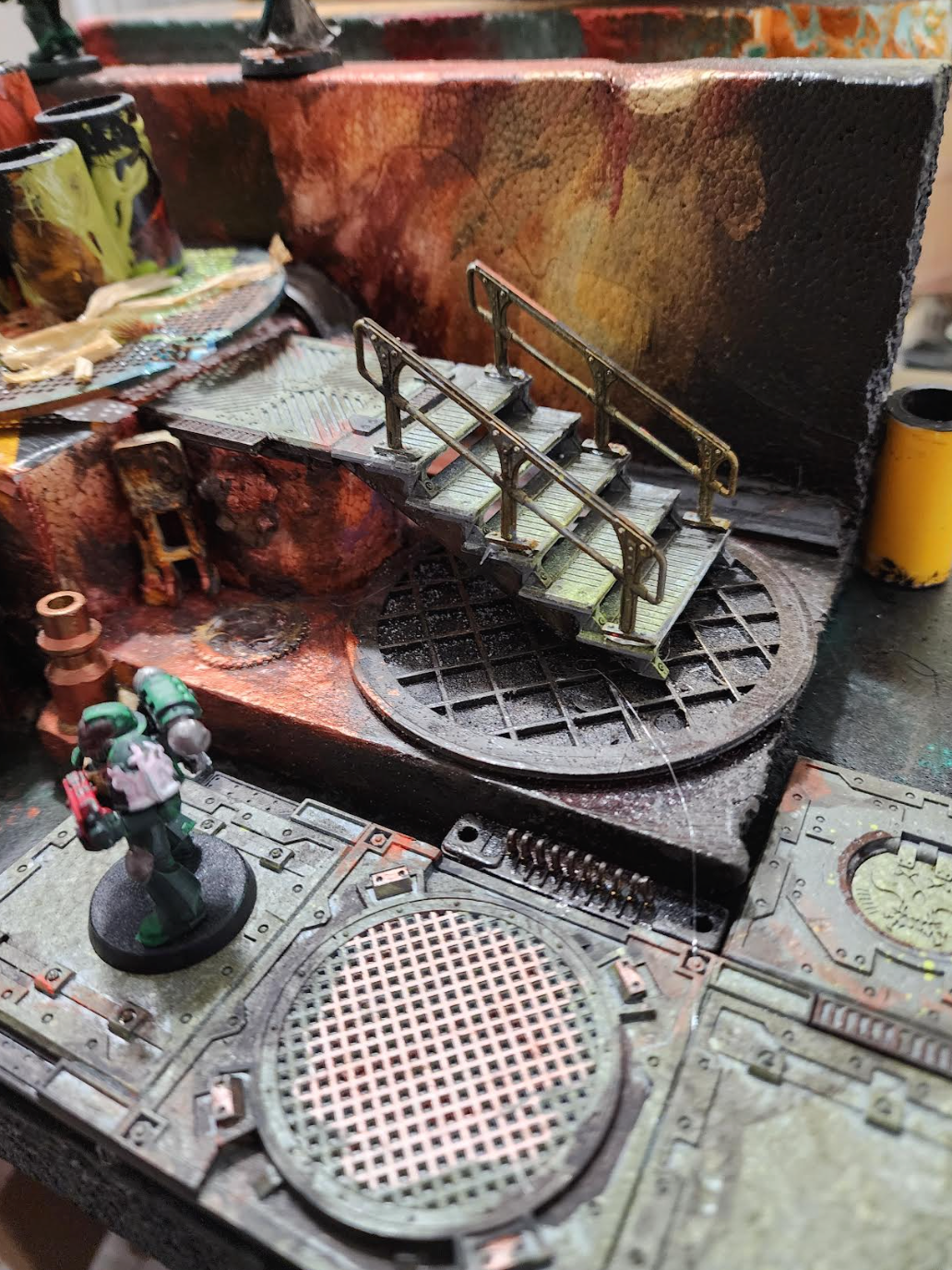 N'Munda scratch built terrain, w/some Real GW Parts
