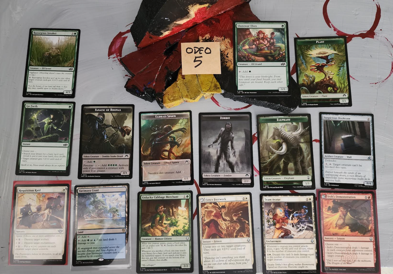 100 Select (as shown) MTG Bulk Cards c/un/R NM/LP Shipped in Box [ODEO5]