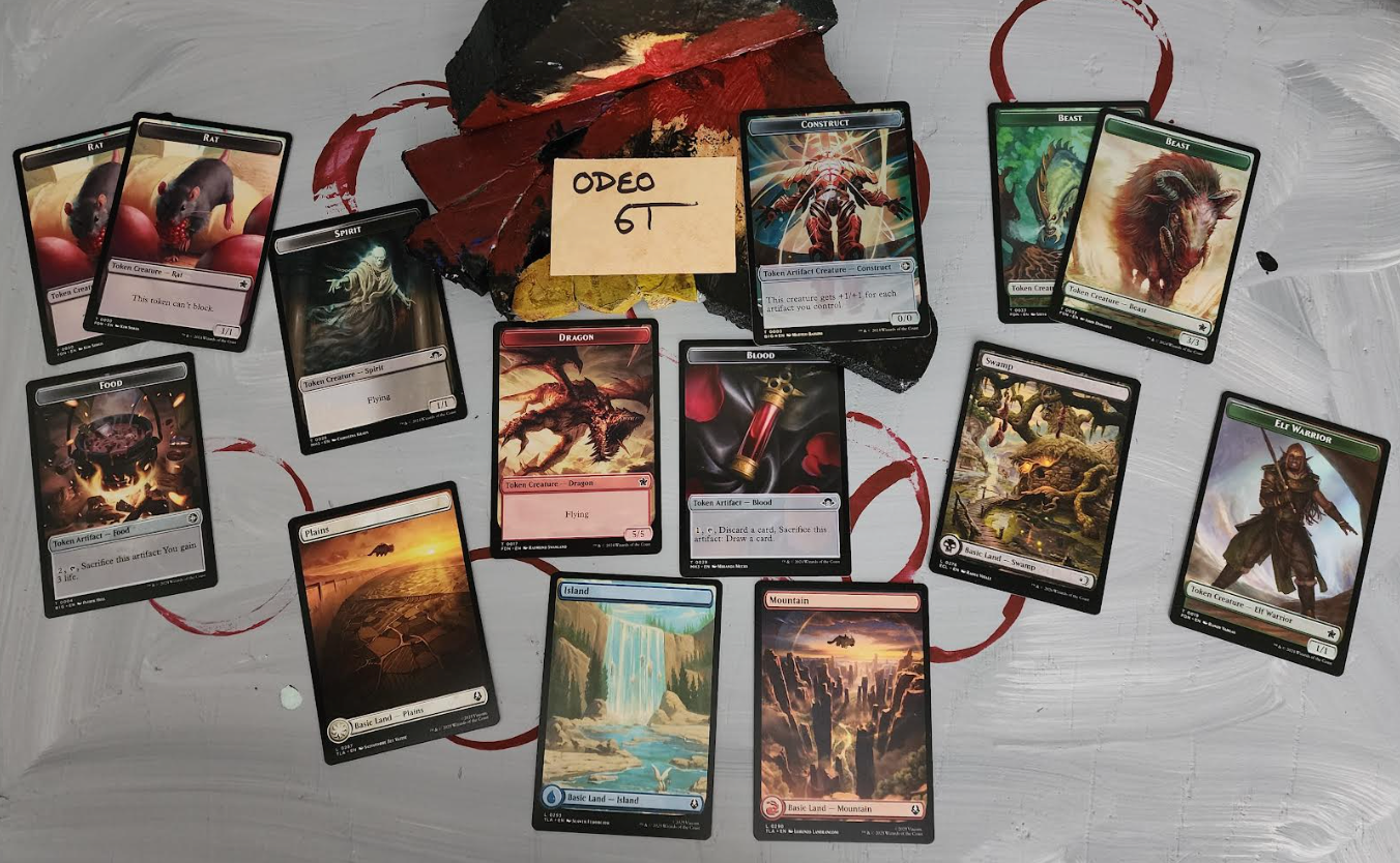 100 Select MTG Bulk Cards TOKENS & FULL ART LANDS  [ODEO6T]