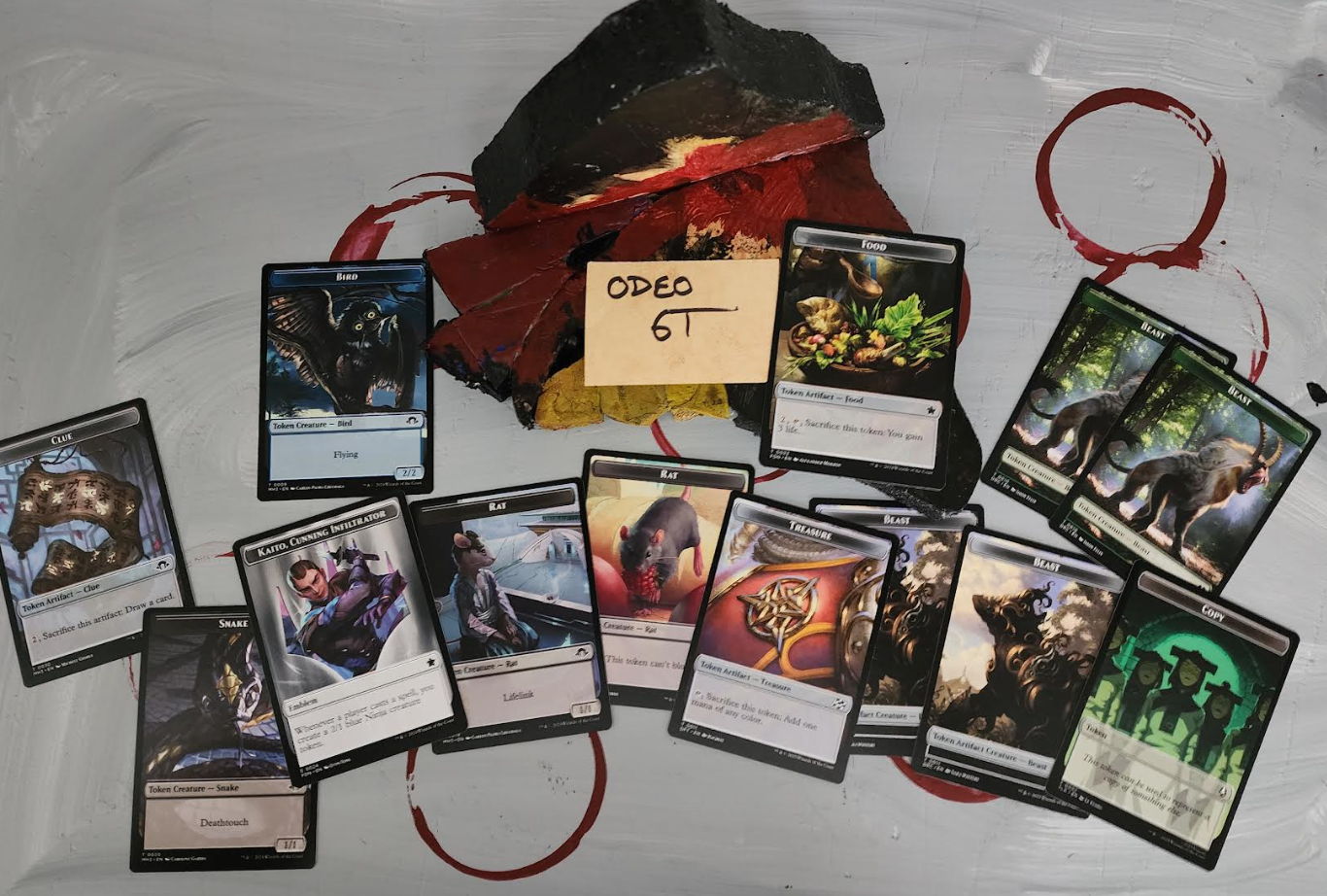 100 Select MTG Bulk Cards TOKENS & FULL ART LANDS  [ODEO6T]
