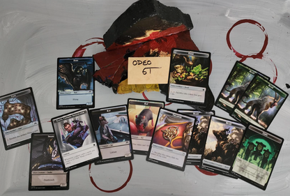 100 Select MTG Bulk Cards TOKENS & FULL ART LANDS  [ODEO6T]
